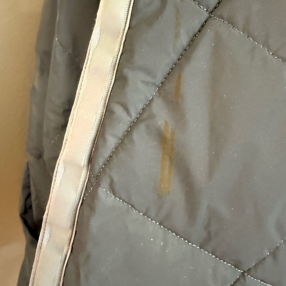 Free People M Pippa Packable Quilted Puffer Silver Jacket great pre owned cond - Picture 14 of 14